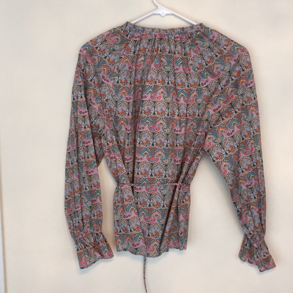 NWT J.Crew x Liberty Peasant Blouse - Picture 3 of 7